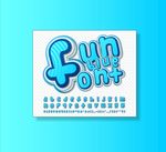 矢量漫画字母设计