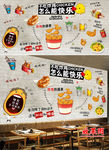 炸鸡背景图片