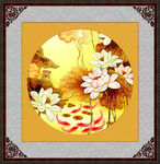 金色荷花