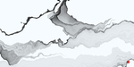 水墨抽象山水画