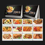 2019年美食台历