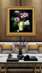 高清静物花卉油画