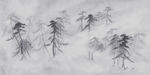 日本国宝级手绘松林图屏风
