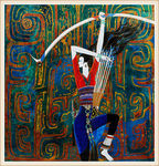 现代重彩画