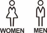 男女厕所标识图标cdr文件