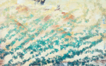 抽象油画背景墙