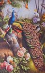 孔雀花卉鹦鹉艺术装饰画