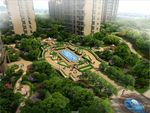 鸟瞰图 房地产效果图 小区效果