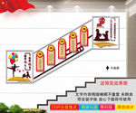 校园楼梯文化墙