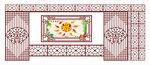 镂空雕花