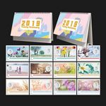 2019年小清新台历