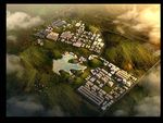房地产效果图 小区效果图 别墅
