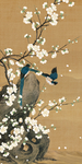 古画玄关屏风背景底纹素材创意花