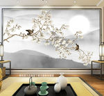 山水画花鸟图