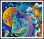 手绘插画装饰画