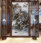 水墨山水画