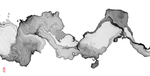 抽象山水画