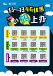中国移动二维码墙