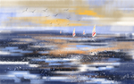 抽象油画玄关屏风背景底纹素材艺