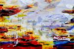 抽象油画