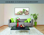 北欧现代简约粉色植物装饰画