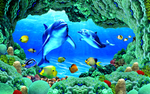 3D海底世界 儿童房3D UV