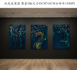 晶瓷画千鸟图