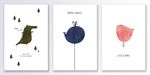 手绘小清新动物创意装饰画