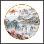 巨幅山水画