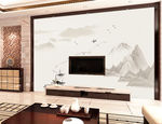 电视墙 电视背景墙 背景墙画