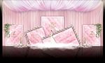 粉色系婚礼
