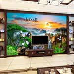 黄山迎客松 山水 风景  装饰