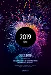 震撼的高端时尚新年圣诞节海报
