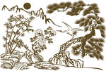 硅藻泥 贝壳粉 硅藻泥矢量图