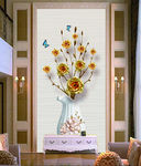 高清 欧式 浮雕 花纹 花瓶