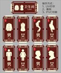 厕所标牌
