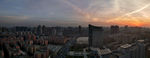 城市黄昏