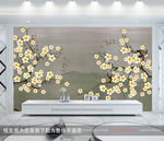 花鸟背景墙