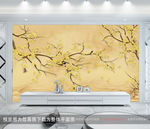 手绘工笔花鸟