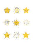 手绘卡通星星
