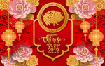 2019猪年新年春节喜庆背景