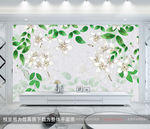 花卉背景墙