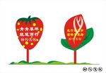 花草牌温馨提示异形标识AI30