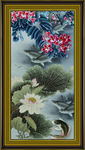 国画荷花