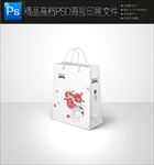 高档大气手绘花朵手提袋图片