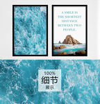 自然美景大海装饰画