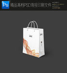 高档大气手绘花朵手提袋图片