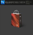 高档大气手绘花朵手提袋图片