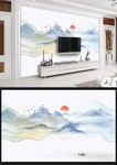 抽象背景墙