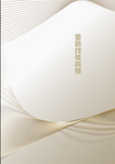 金色线条抽象封面